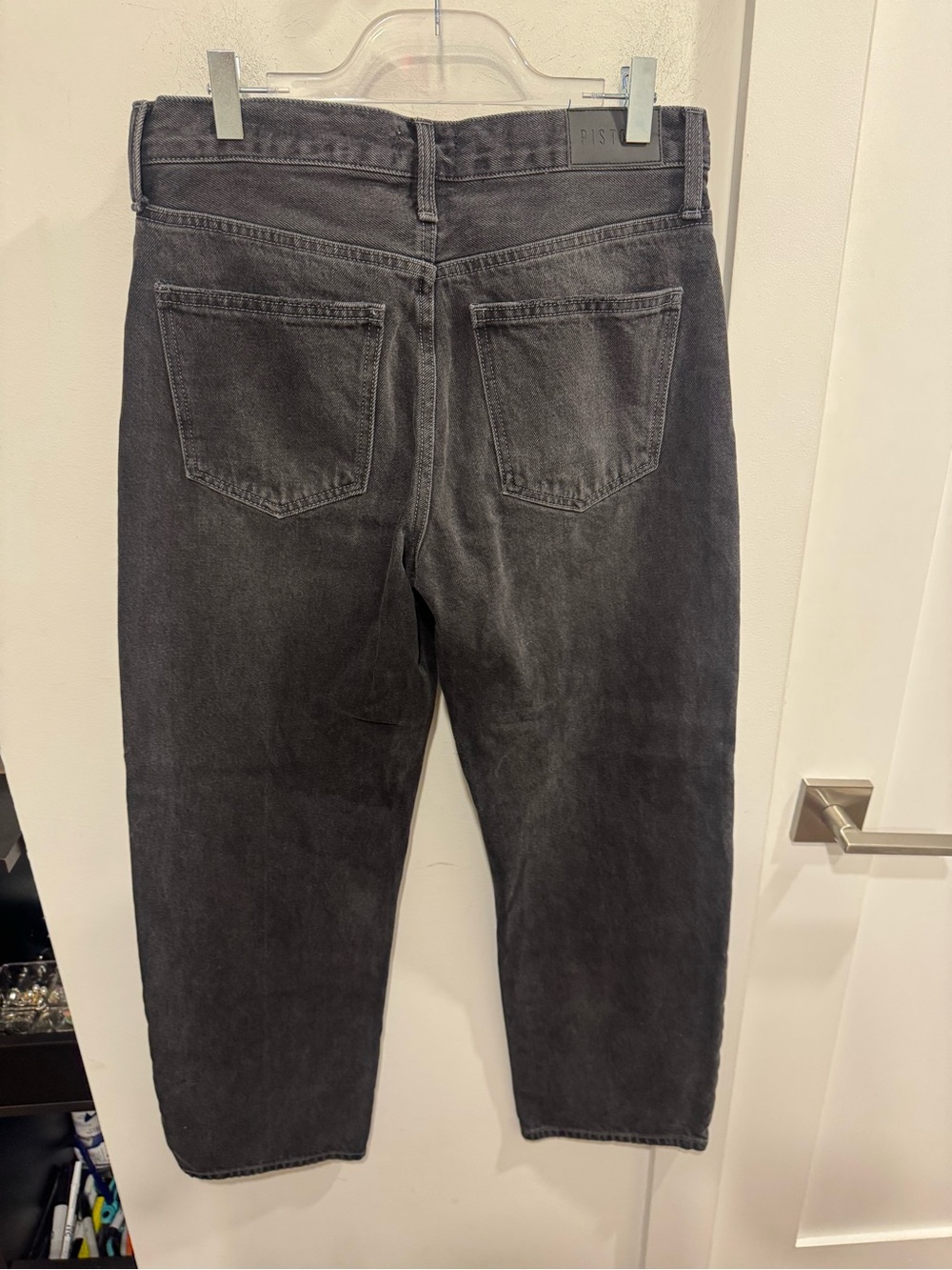 Pistola Black Relaxed Straight Jeans - Picture 5 of 5
